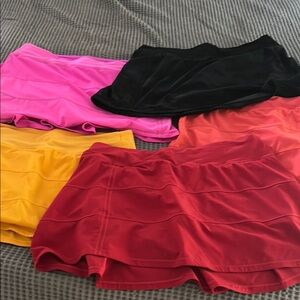 Lululemon Skirts - Dark Red
